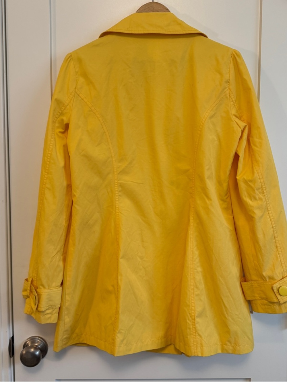 Tulle Butterfield Ruffle Yellow Double-brested Jacket Anthropologie XL - Picture 6 of 7